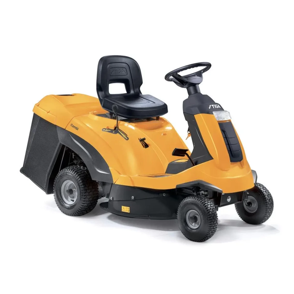 Tuintractor: zitmaaier met opvang